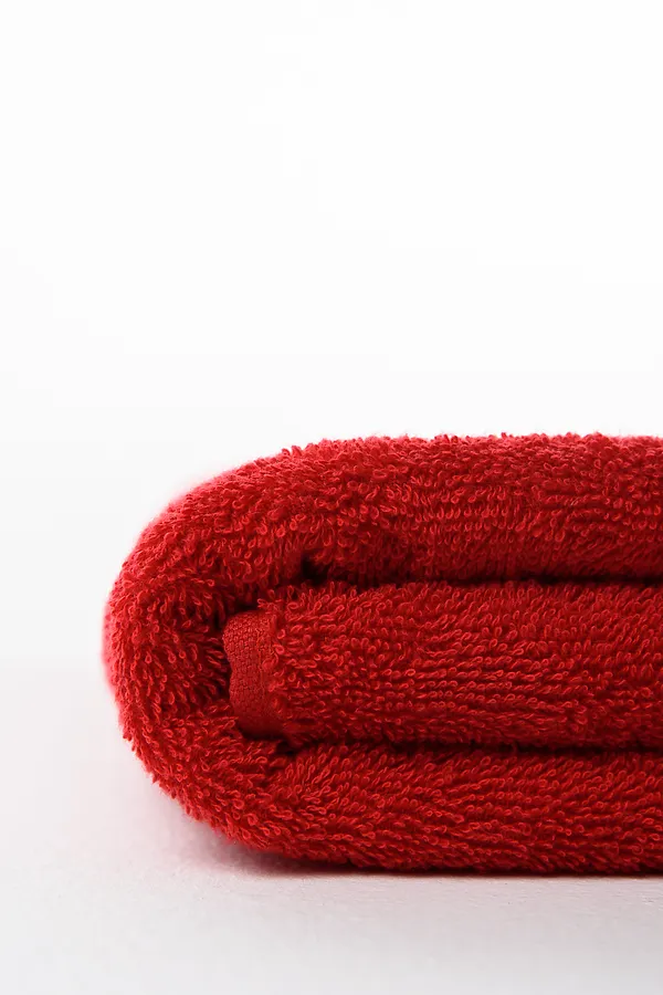 Полотенце Софатекс 70 * 140 для ванной и бани bs НАТАЛИ, красный - фото 2