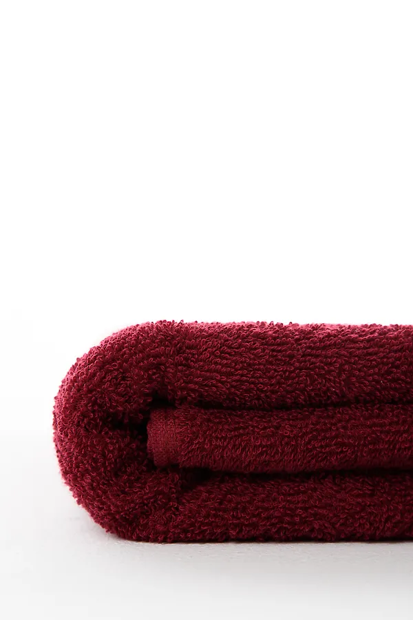 Полотенце Софатекс 70 * 140 для ванной и бани bs НАТАЛИ, бордовый - фото 2