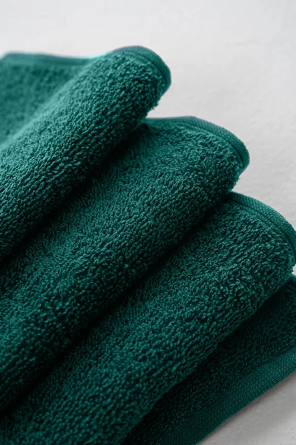 Полотенце Софатекс 70 * 140 для ванной и бани bs НАТАЛИ, темно-зеленый - фото 2