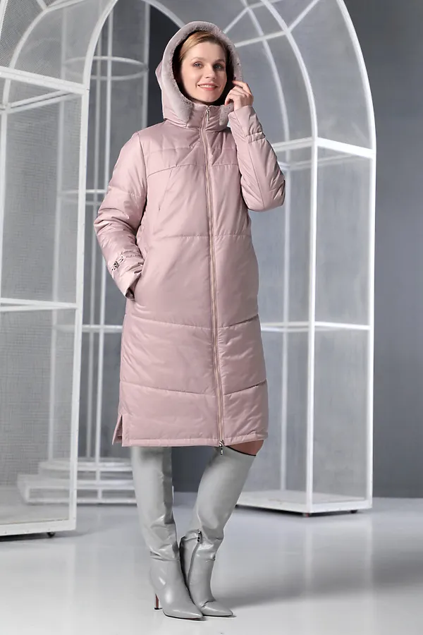 Пальто DIZZYWAY, серо-лиловый - фото 2