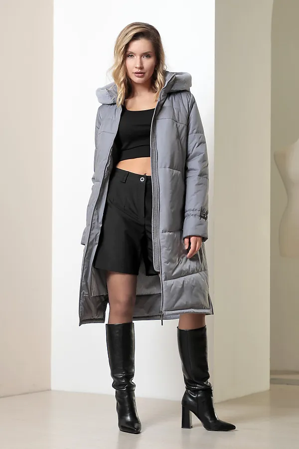 Пальто DIZZYWAY, серый - фото 2