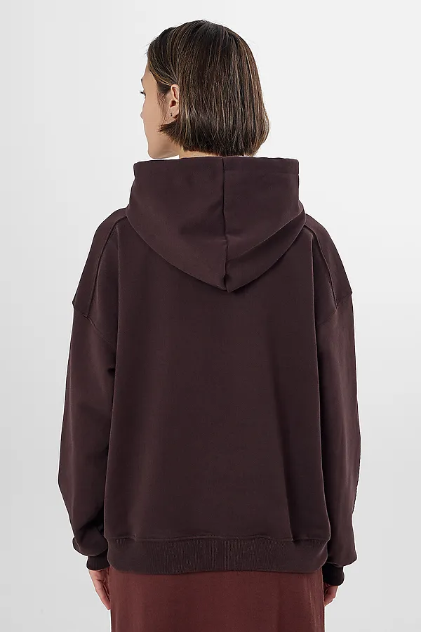 Худи MARK FORMELLE, коричневый +печать - фото 2