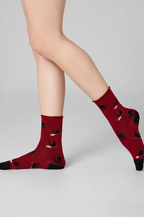 Носки MARK FORMELLE, вишневый - фото 2