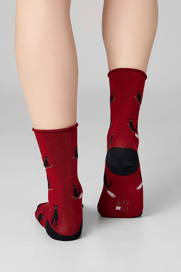 Носки MARK FORMELLE, вишневый - фото 2