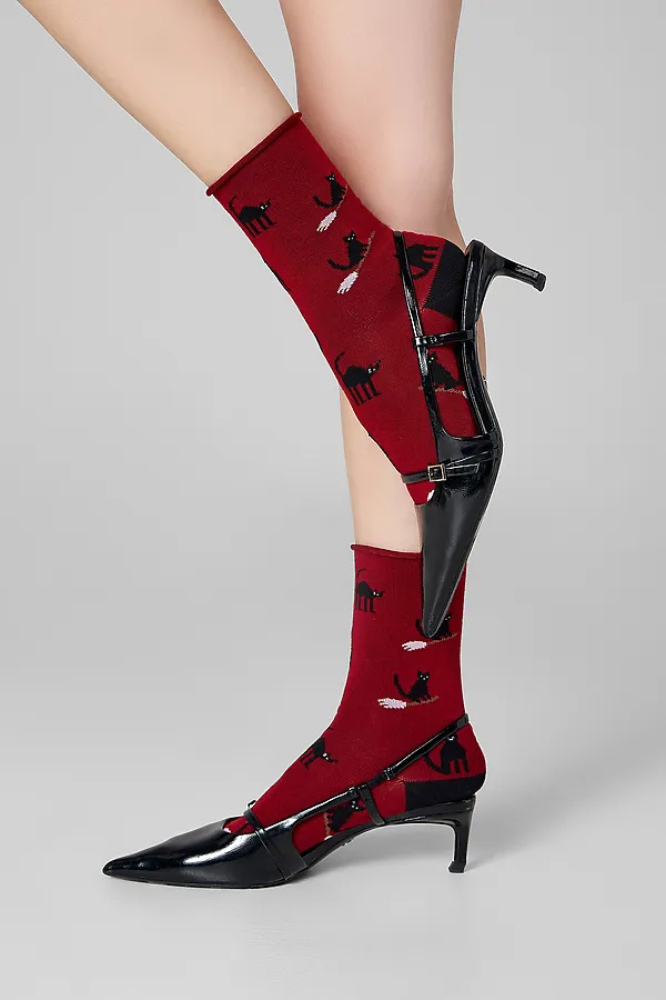 Носки MARK FORMELLE, вишневый - фото 2