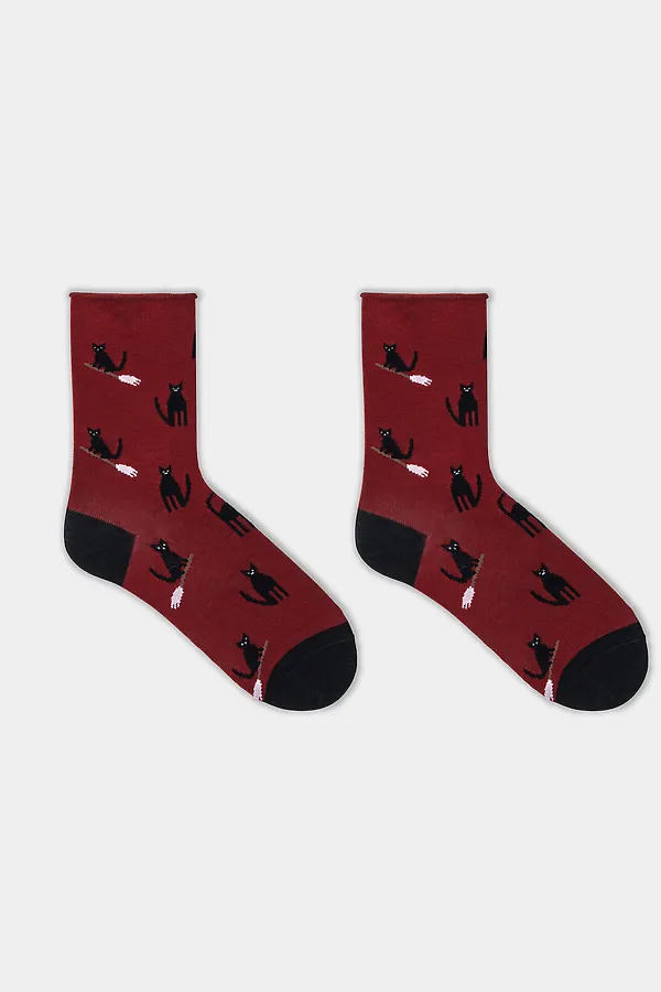 Носки MARK FORMELLE, вишневый - фото 2