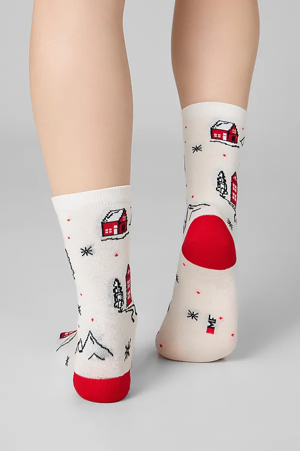 Носки MARK FORMELLE, молочный - фото 2