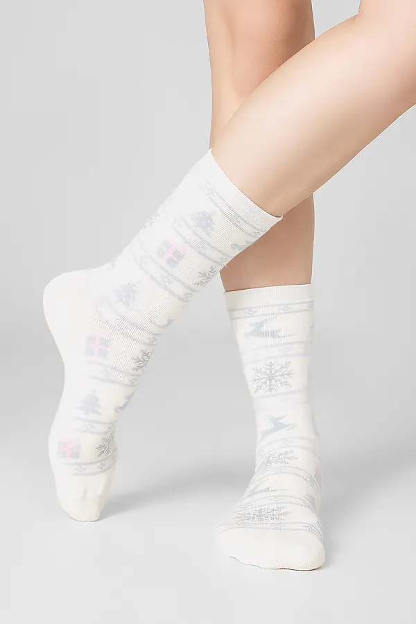 Носки MARK FORMELLE, молочный - фото 2