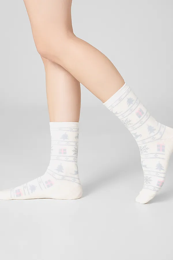 Носки MARK FORMELLE, молочный - фото 2