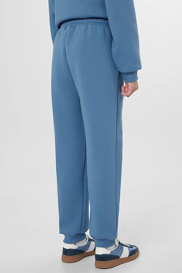 Комплект (Худи+Брюки) MARK FORMELLE, пыльный синий +печать - фото 2