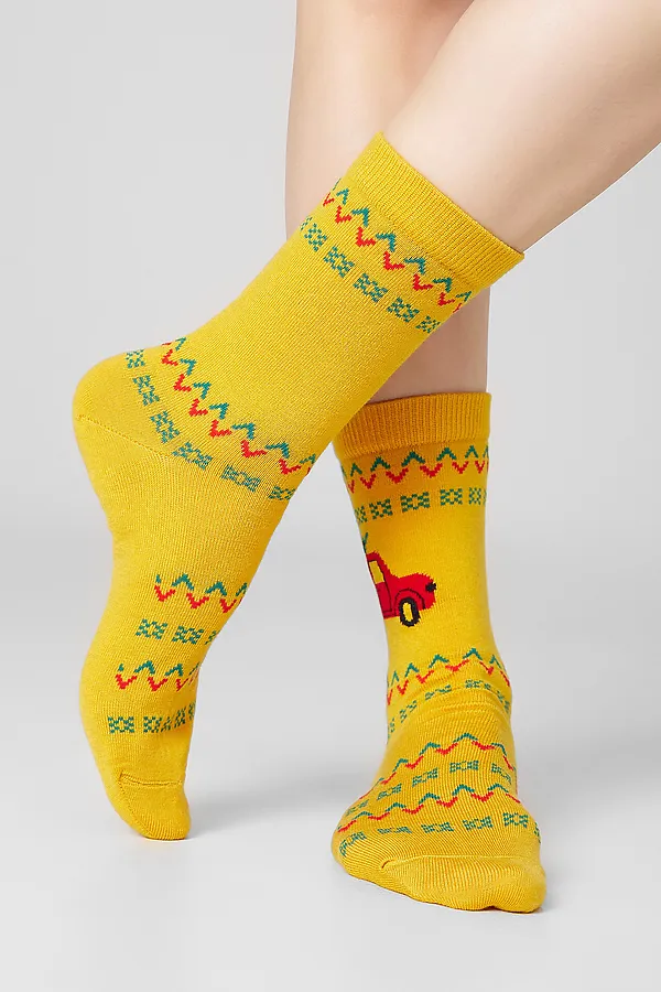 Носки MARK FORMELLE, горчичный - фото 2