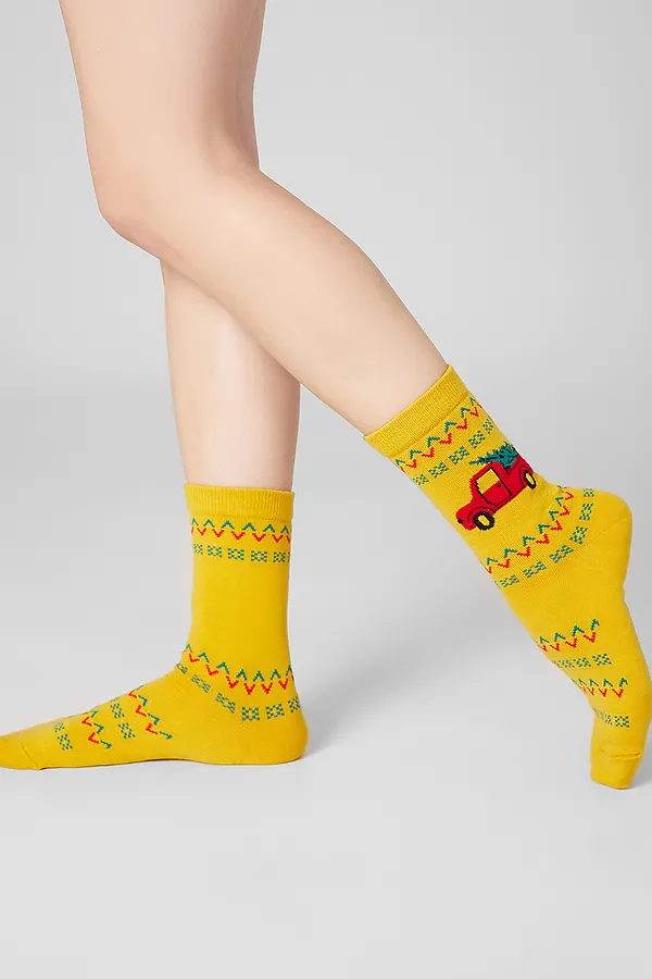 Носки MARK FORMELLE, горчичный - фото 2