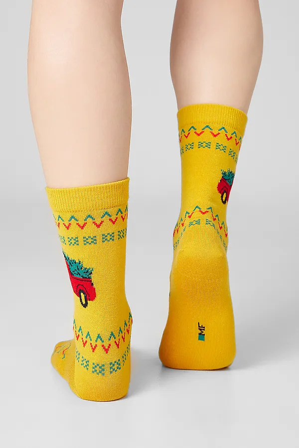 Носки MARK FORMELLE, горчичный - фото 2