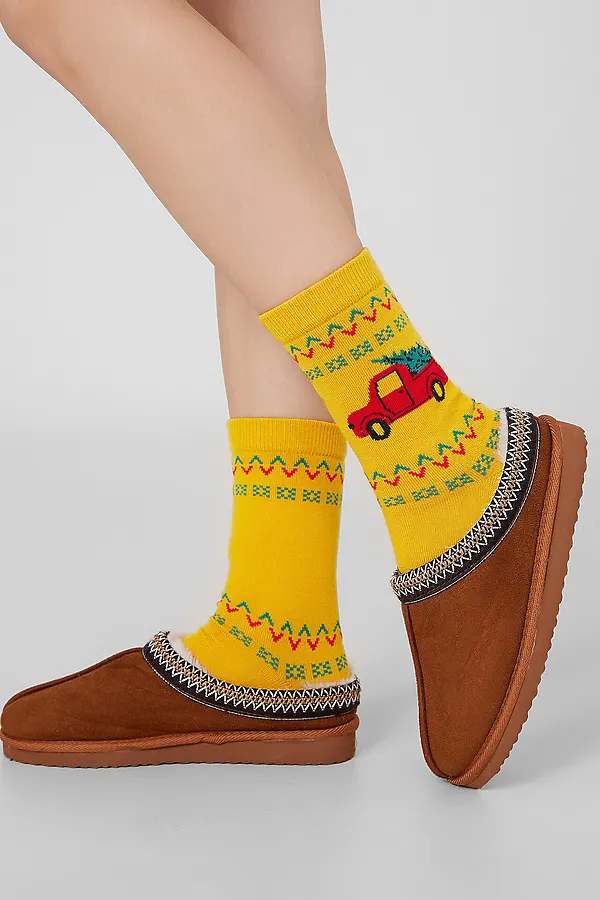 Носки MARK FORMELLE, горчичный - фото 2