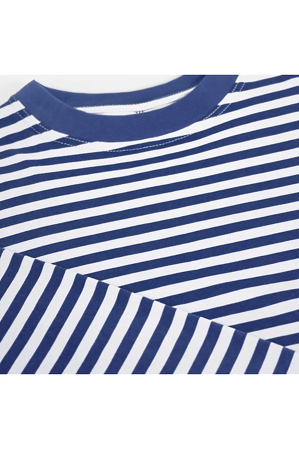 Лонгслив BOSSA NOVA, синяя полоска 19-3939 - фото 2