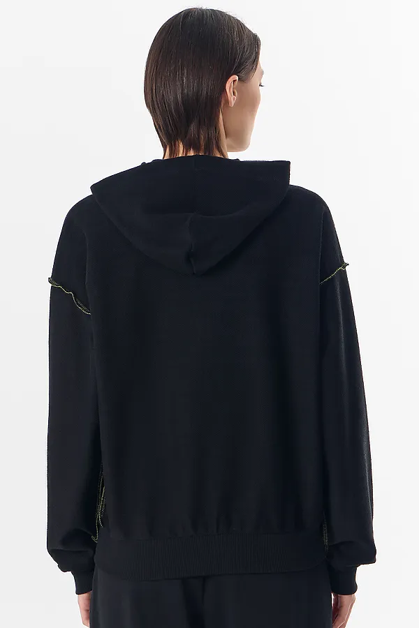 Толстовка MARK FORMELLE, черный +печать - фото 2