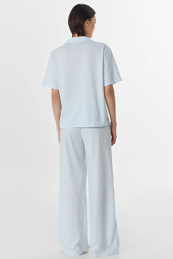 Пижама MARK FORMELLE, голубая полоска - фото 2