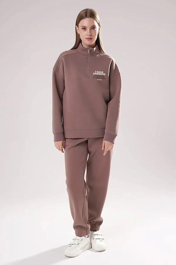 Джемпер CLEVER, кофейный - фото 2