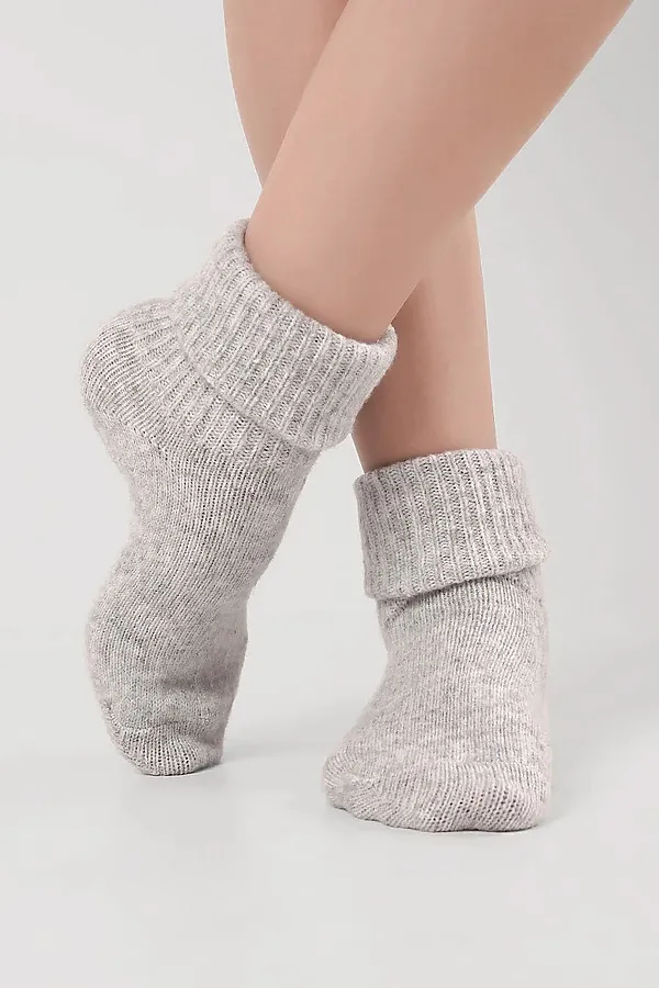 Носки CLEVER, меланж св.серый - фото 2