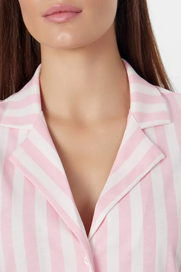 Пижама MARK FORMELLE, розовая полоска - фото 2