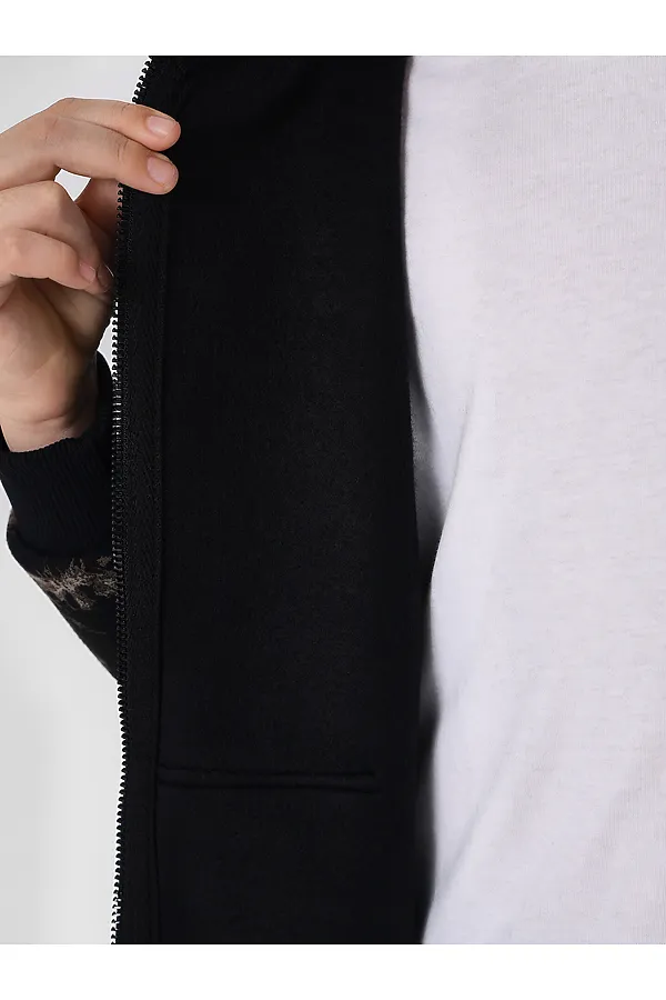 Толстовка MARK FORMELLE, разводы на черном - фото 2