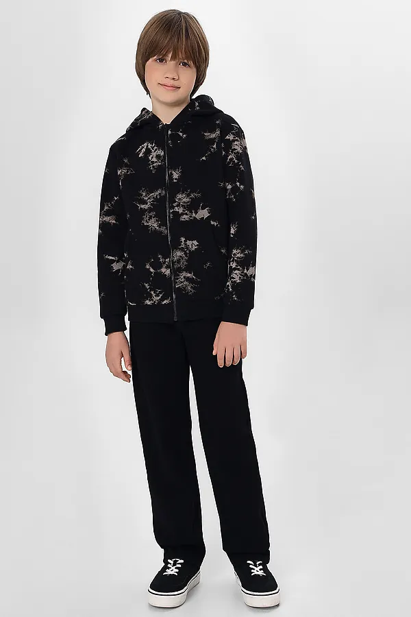 Толстовка MARK FORMELLE, разводы на черном - фото 2