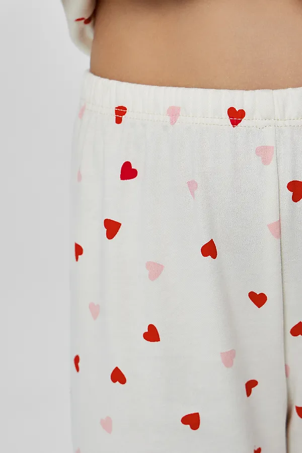 Пижама MARK FORMELLE, сердечки на молоке - фото 2
