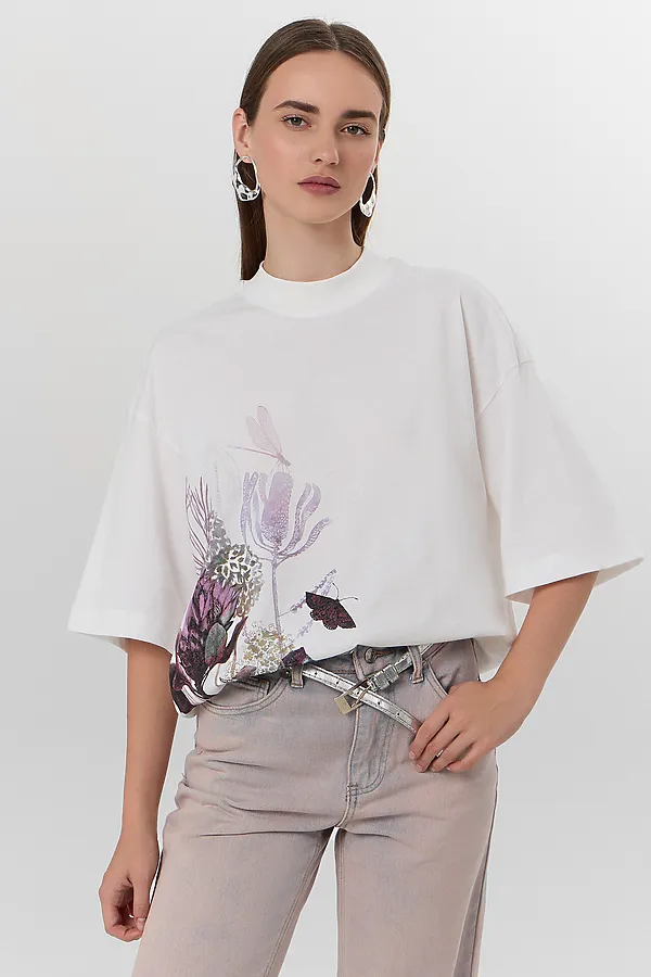 Футболка MARK FORMELLE, белый +печать3 - фото 2