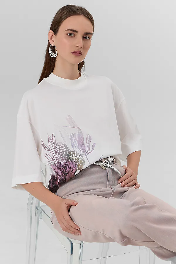 Футболка MARK FORMELLE, белый +печать3 - фото 2