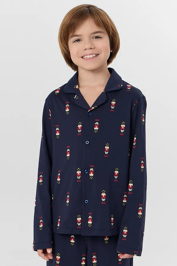 Пижама MARK FORMELLE, щелкунчик на чернильном - фото 2