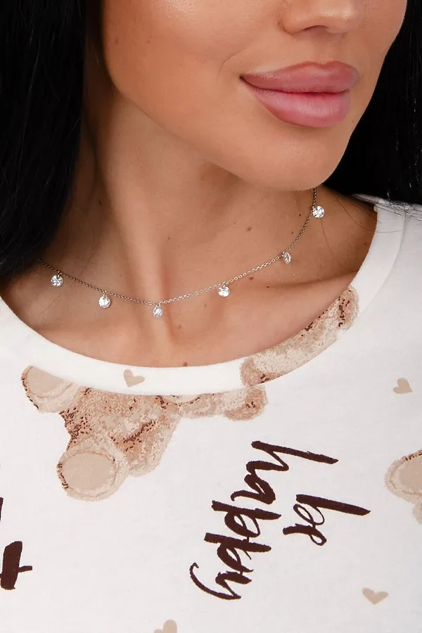 Пижама с брюками Гамми НАТАЛИ, бежевый - фото 2