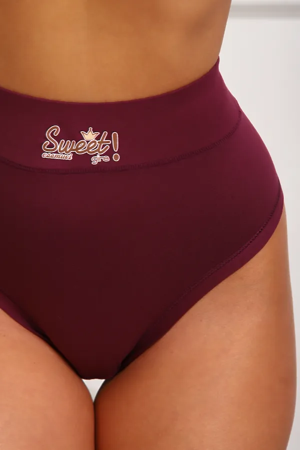 Трусы 64891 НАТАЛИ, бордо - фото 2