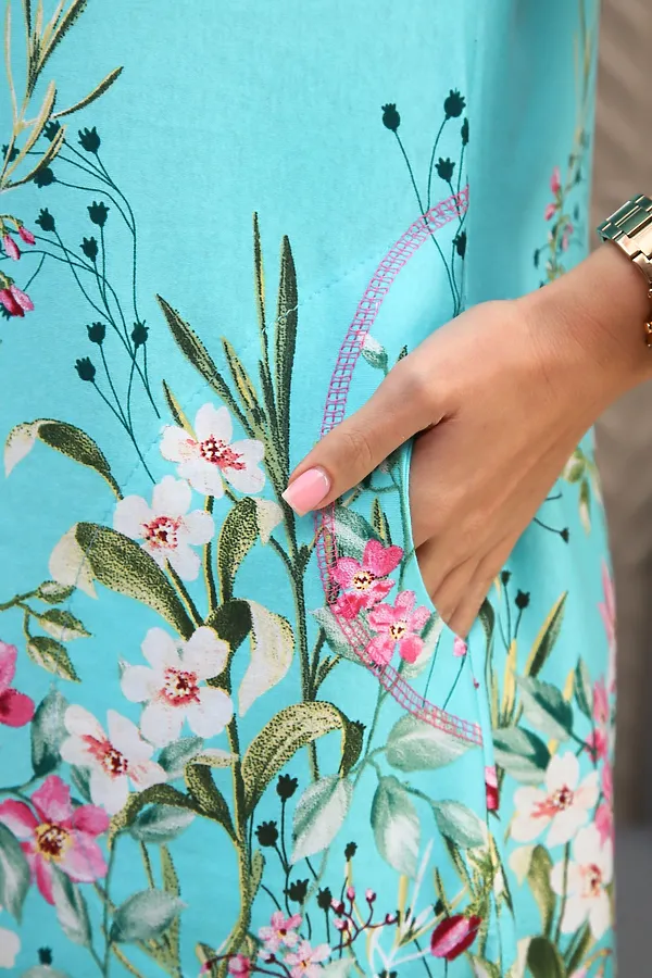 Халат 180тК НАТАЛИ, голубой - фото 2