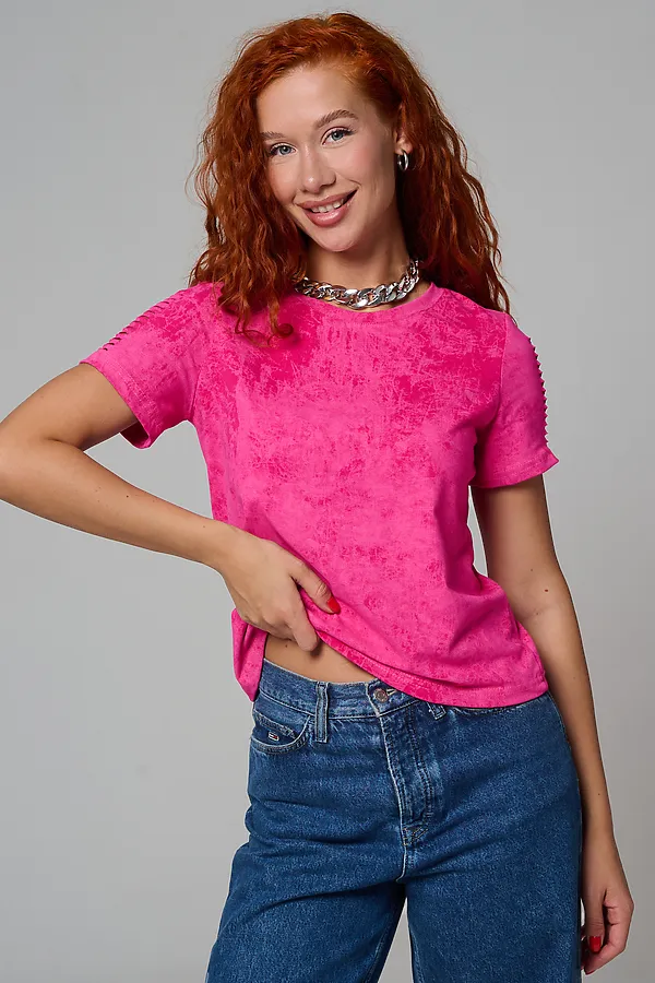 Футболка 7497 НАТАЛИ, розовый винтаж - фото 2