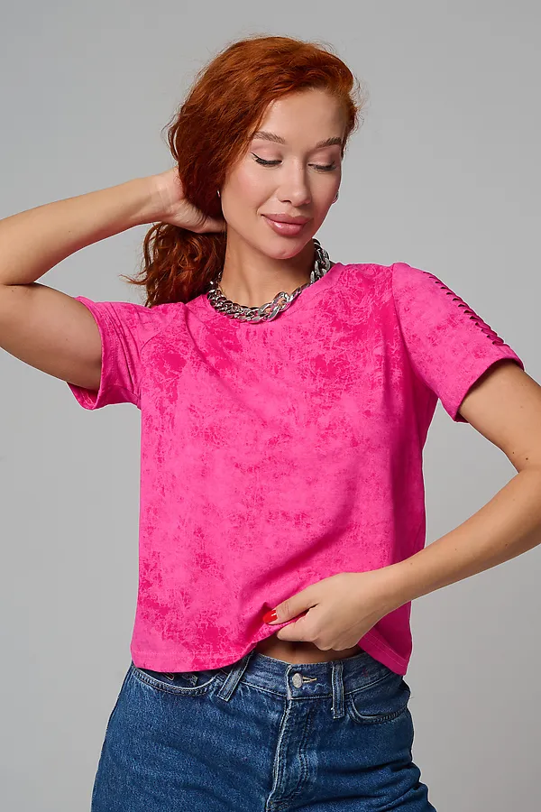 Футболка 7497 НАТАЛИ, розовый винтаж - фото 2