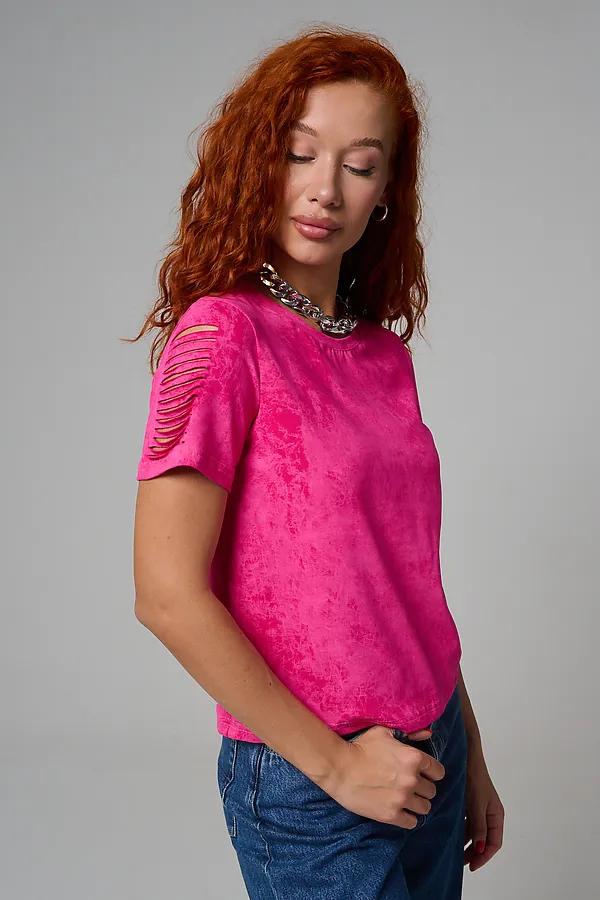 Футболка 7497 НАТАЛИ, розовый винтаж - фото 2