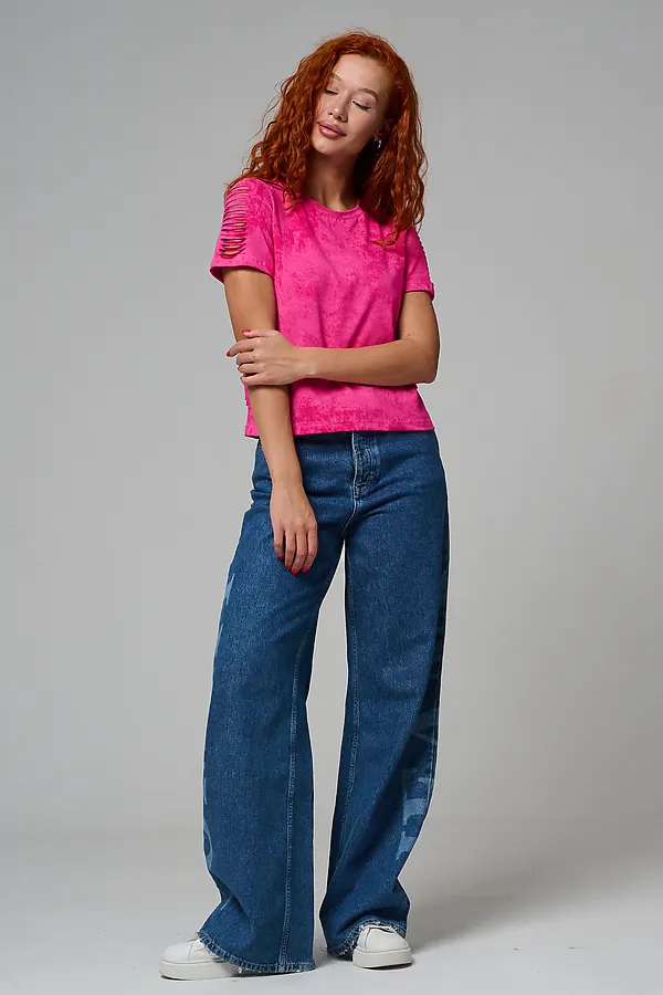 Футболка 7497 НАТАЛИ, розовый винтаж - фото 2