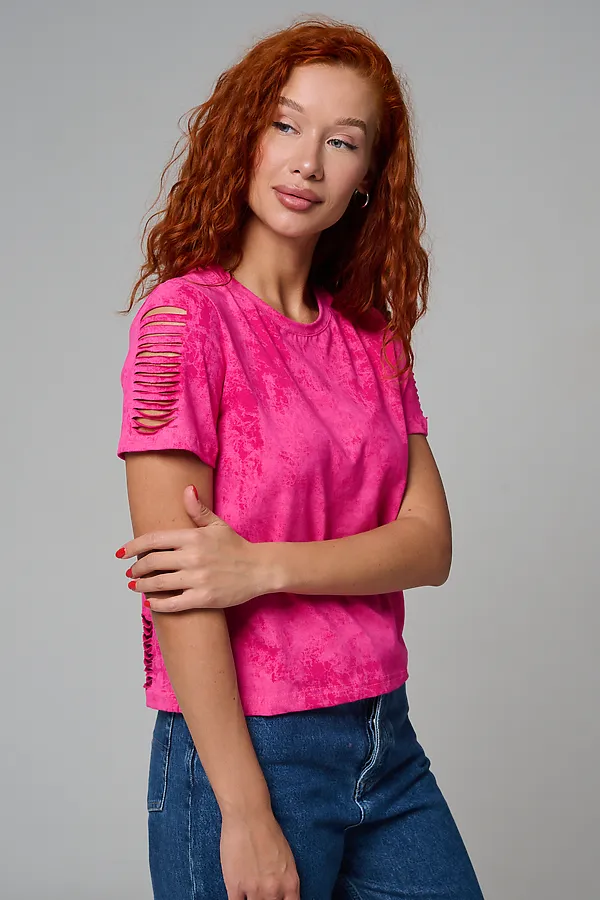 Футболка 7497 НАТАЛИ, розовый винтаж - фото 2