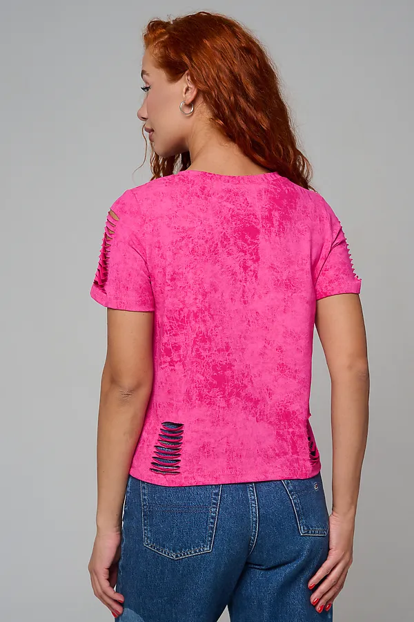 Футболка 7497 НАТАЛИ, розовый винтаж - фото 2