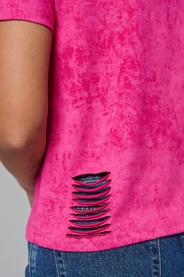 Футболка 7497 НАТАЛИ, розовый винтаж - фото 2