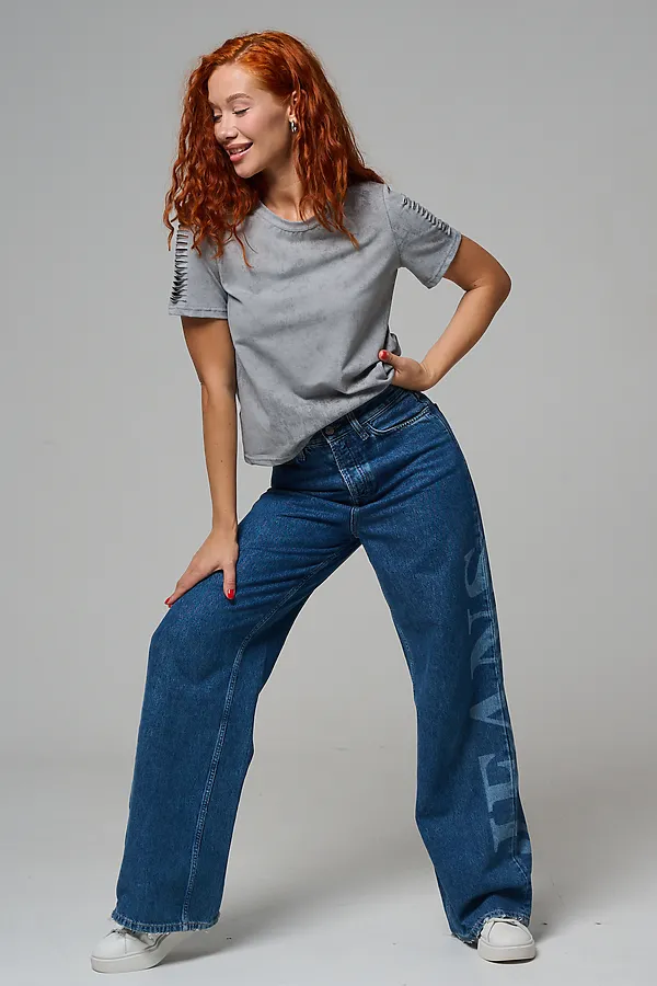 Футболка 7497 НАТАЛИ, серый винтаж - фото 2