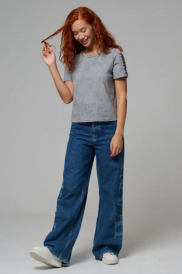 Футболка 7497 НАТАЛИ, серый винтаж - фото 2