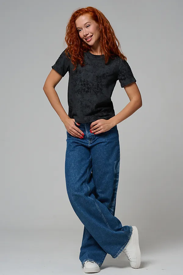 Футболка 7497 НАТАЛИ, черный винтаж - фото 2