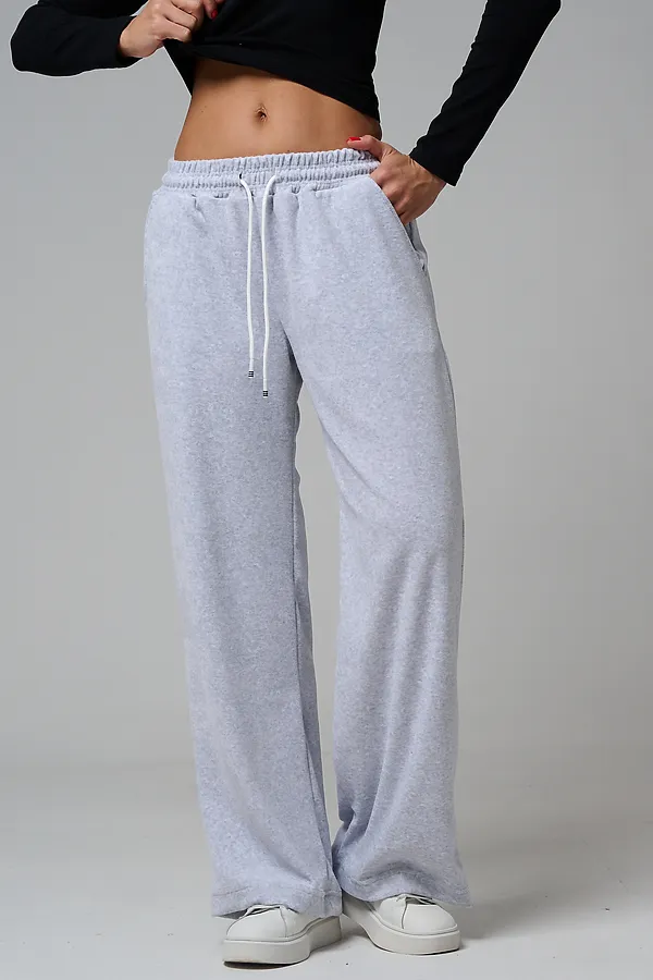 Брюки 67190 НАТАЛИ, серый меланж - фото 2