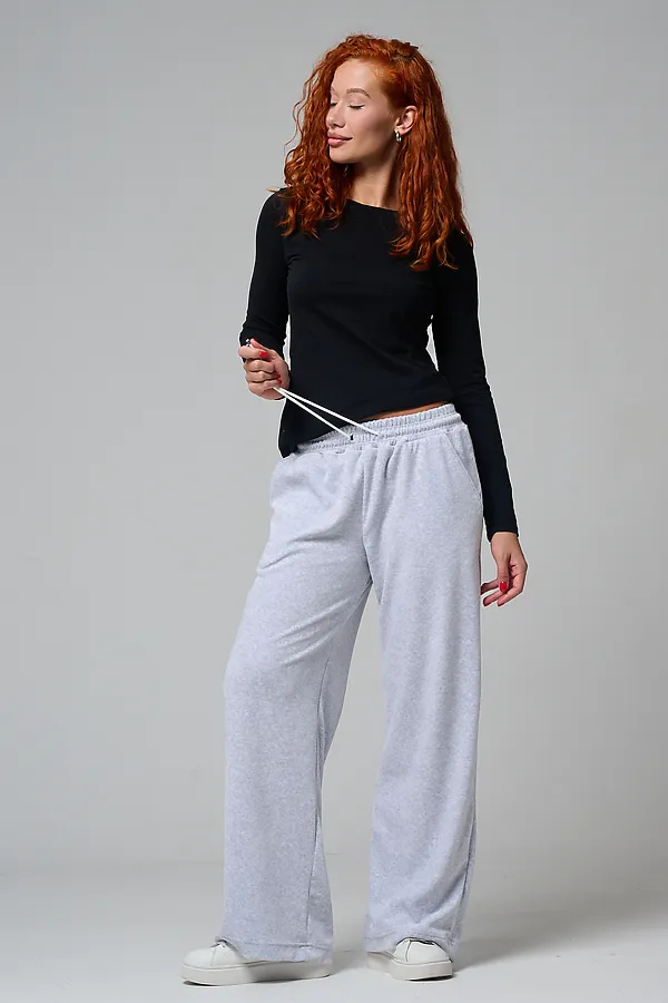 Брюки 67190 НАТАЛИ, серый меланж - фото 2