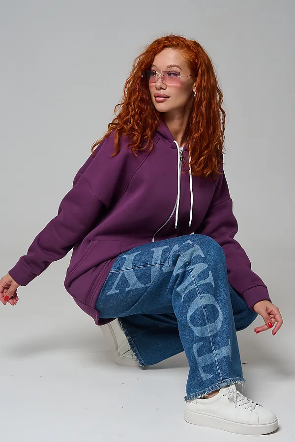 Толстовка 8297 НАТАЛИ, сливовый - фото 2