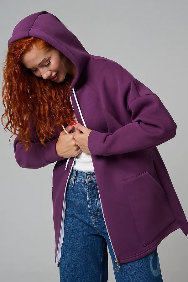 Толстовка 8297 НАТАЛИ, сливовый - фото 2