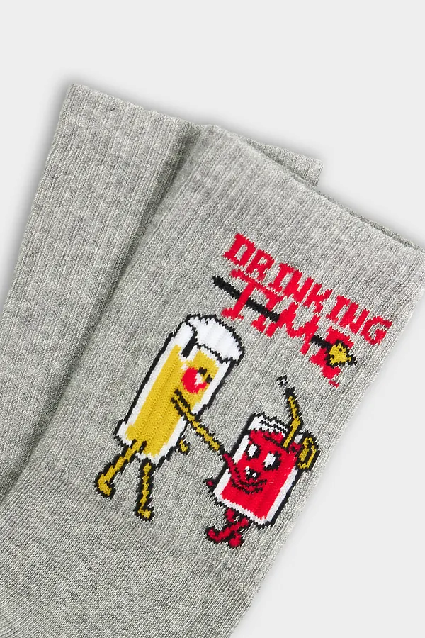 Носки MARK FORMELLE, серый меланж - фото 2