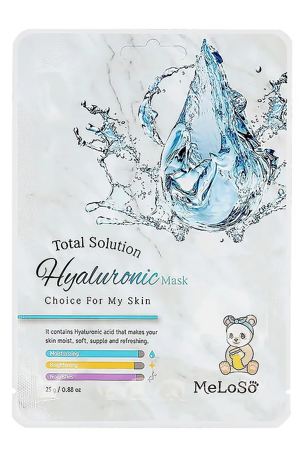 MeLoSo Набор тканевых масок для сухой кожи лица: увлажнение и отшелушивание, 5 x 25 г KRISTALLER, ассорти - фото 2