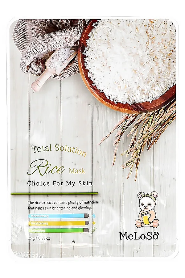 MeLoSo Набор тканевых масок для сухой кожи лица: увлажнение и отшелушивание, 5 x 25 г KRISTALLER, ассорти - фото 2